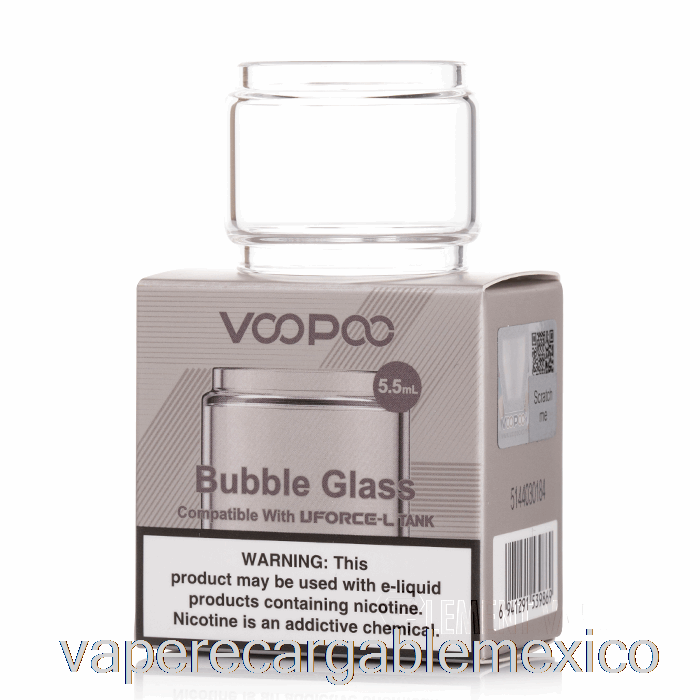 Vape Recargable Voopoo Uforce-l Vidrio De Repuesto 5.5ml Vidrio De Burbujas